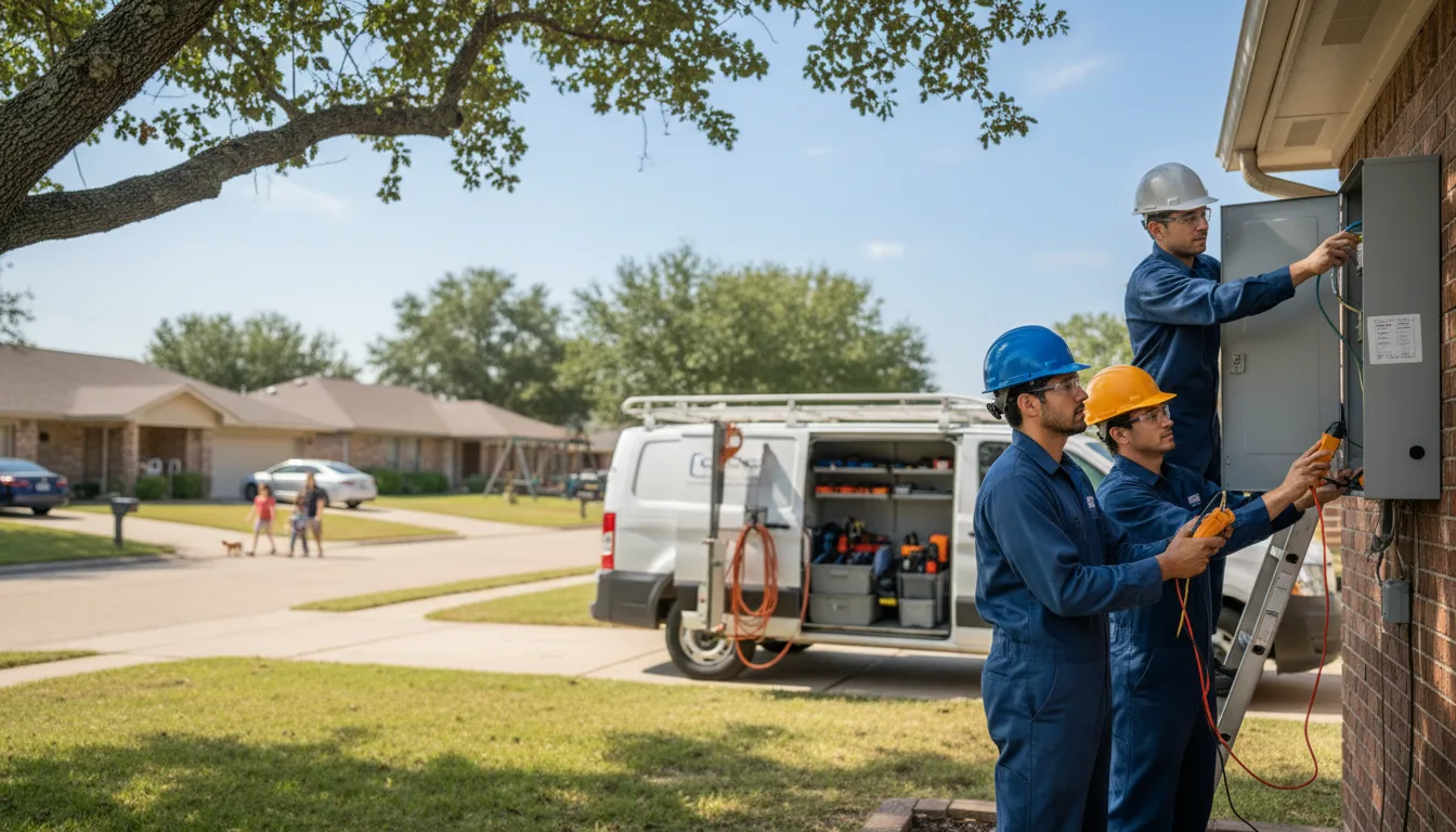 Certified electrician providing emergency electrical services in Lebanon, WI